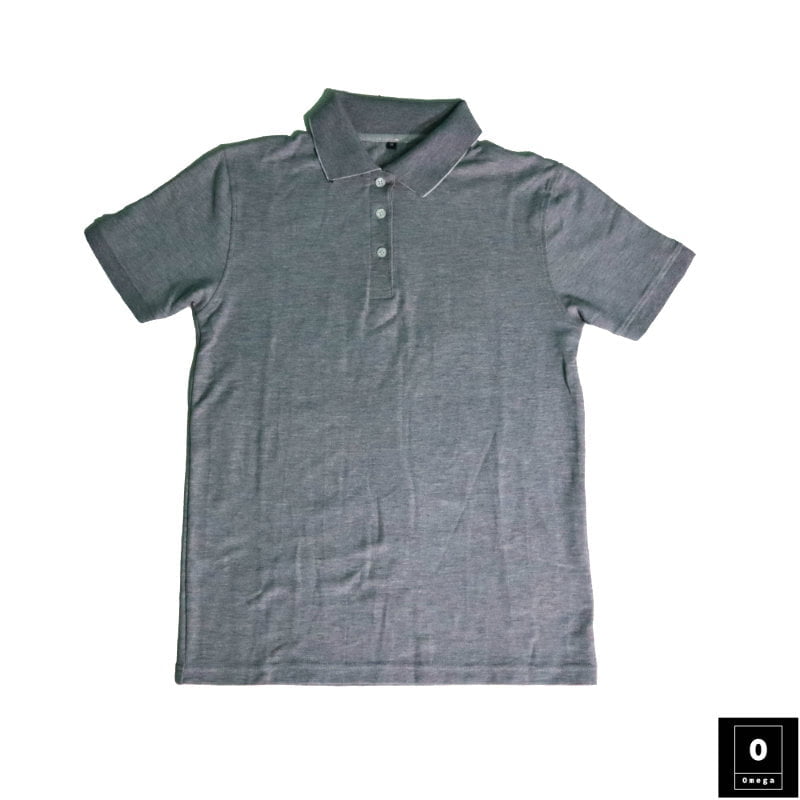Gray Color Polo For Men - Omega Fashion
