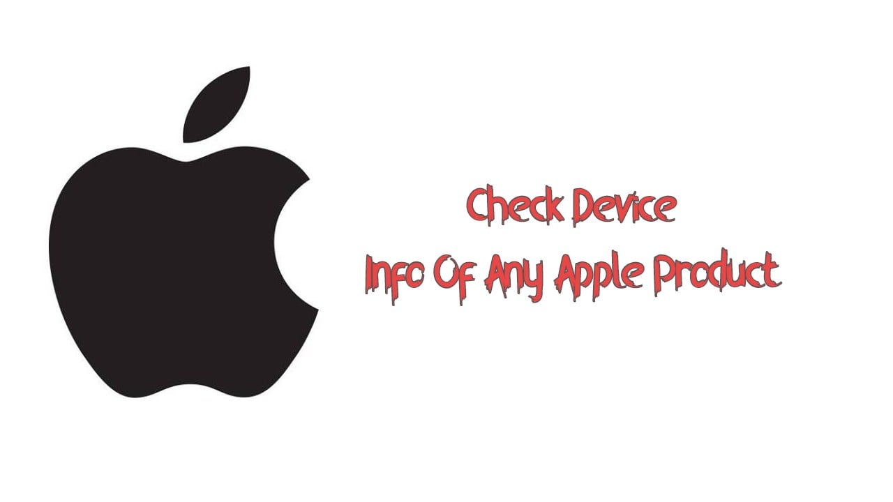 Check IMEI info of Any Apple Device
