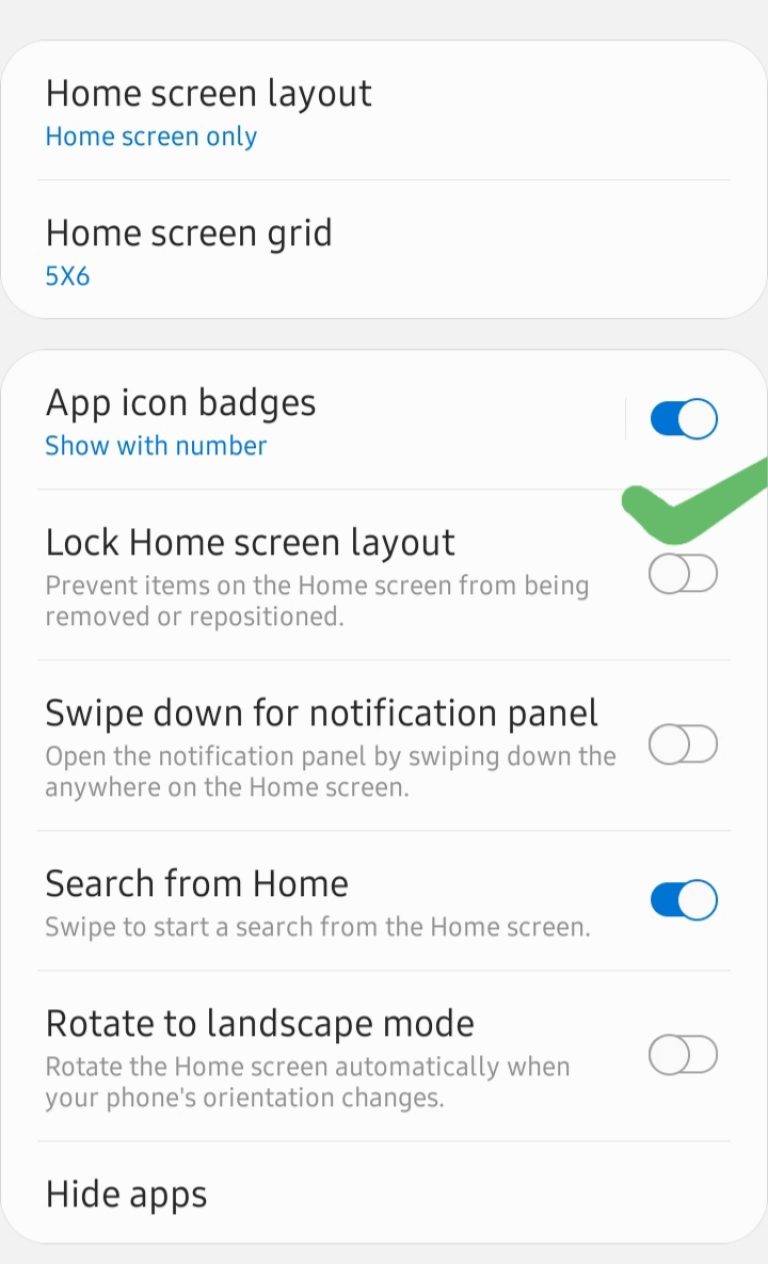 Unblock Home Screen Layout on Samsung Phones GETSVIEW